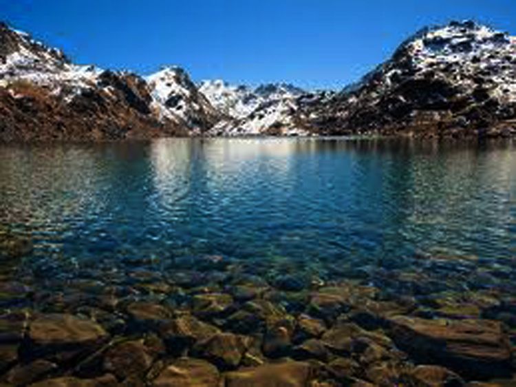 Holy lake Gosainkunda of Langtang Himalayas of Nepal Trek to Nepal