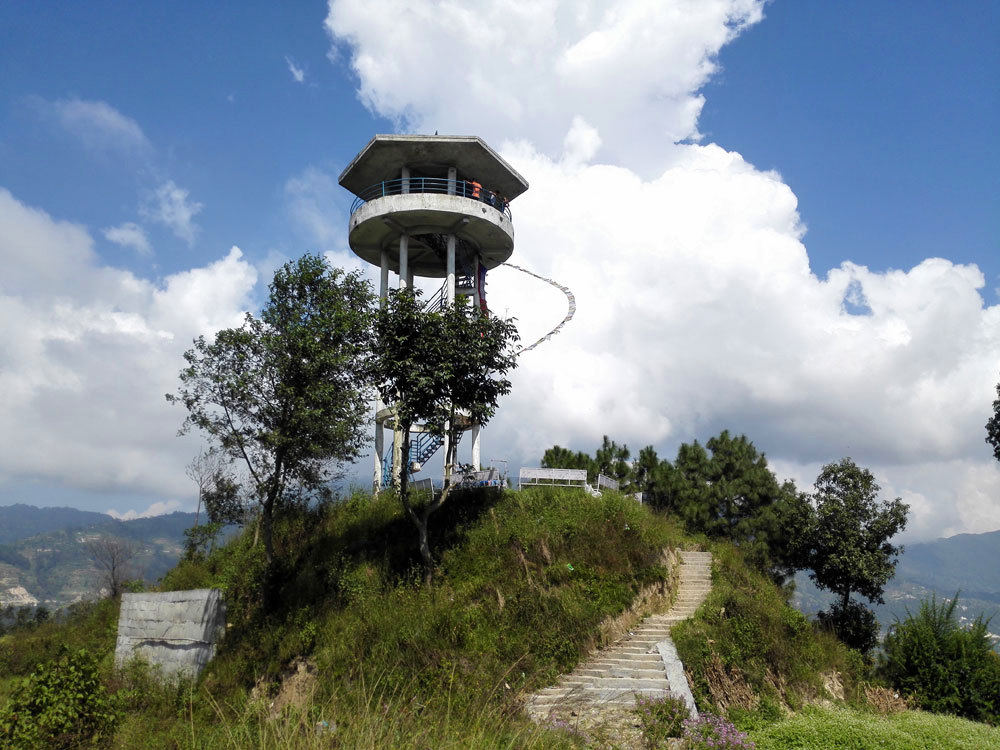 Mudkhu view tower Kathmandu Trek to Nepal