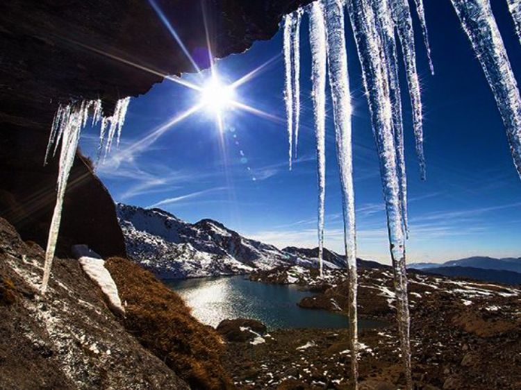 Holy lake Gosainkunda of Langtang Himalayas of Nepal Trek to Nepal